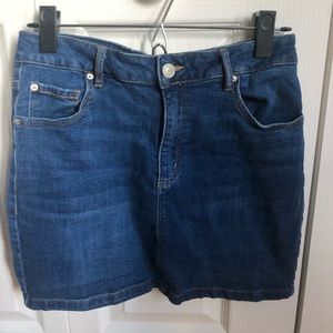 Garage jean skirt